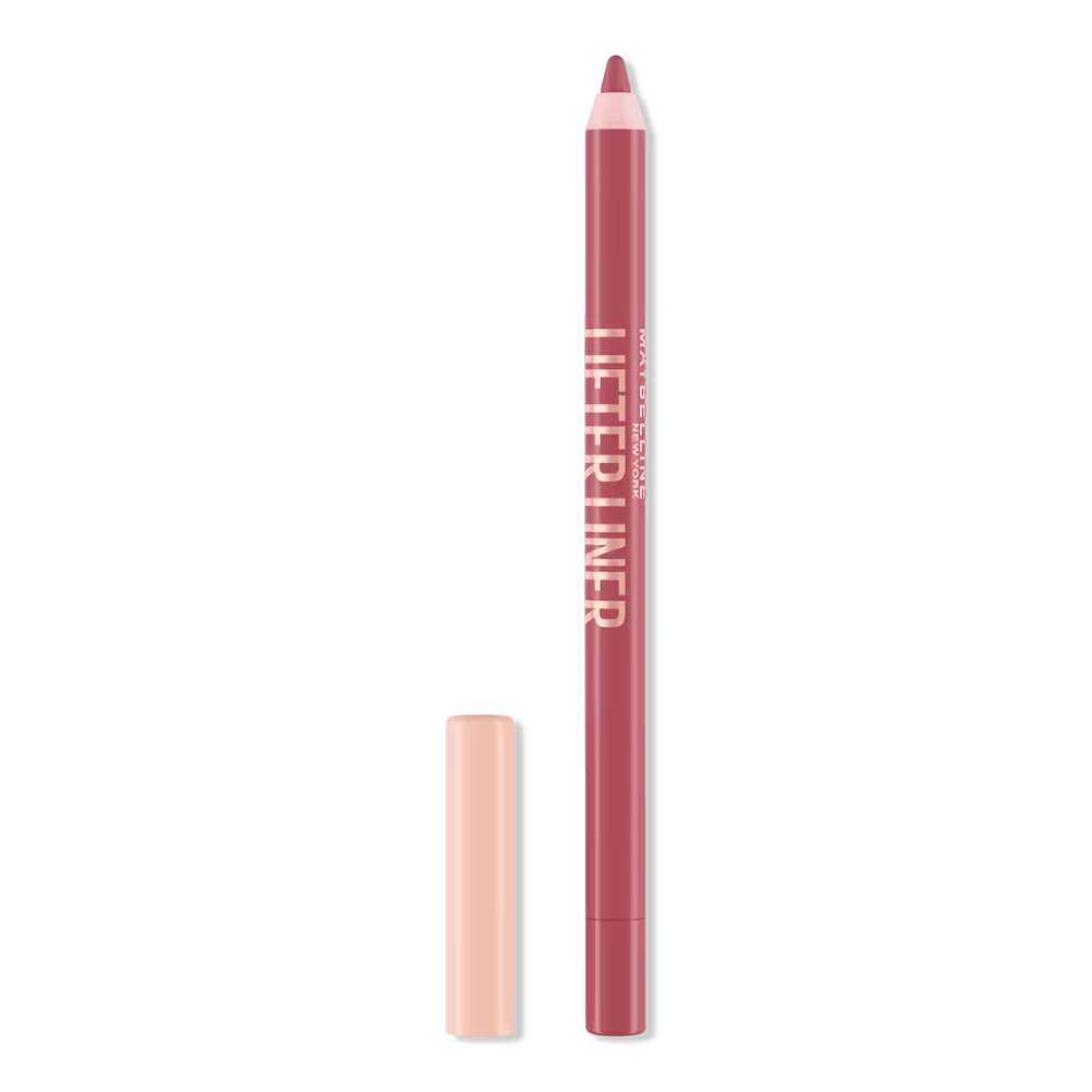 Lip liner pencil with cap on a white background