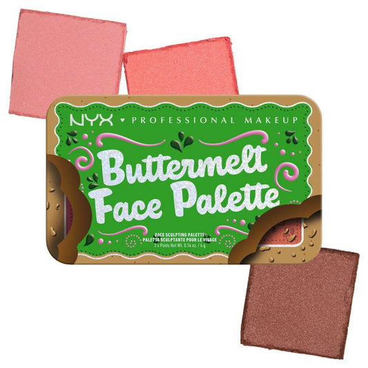 NYX Professional Makeup Buttermelt Face Blush & Bronzer Palette