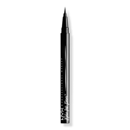 Black eyeliner pen with 'NYX Professional Makeup' branding on a white background