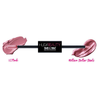HUDA BEAUTY Matte & Metal Melted Double Ended Eyeshadow