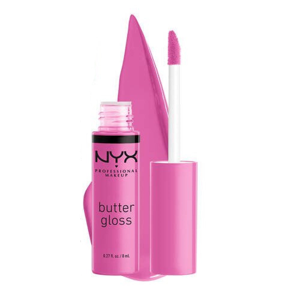 NYX Professional Makeup butter gloss lip product on a white background