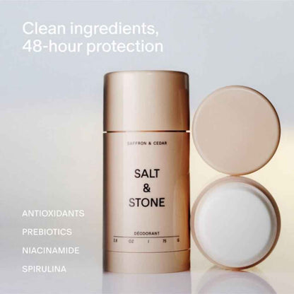 Salt & Stone Saffron & Cedar Deodorant