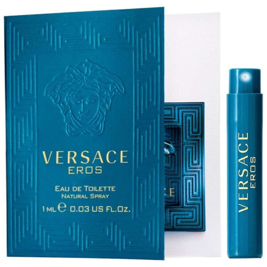 Versace Eros perfume packaging on a white background