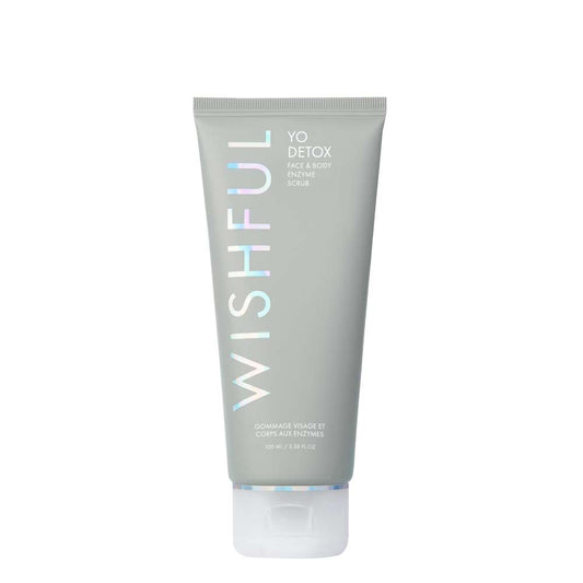 WISHFUL Yo Detox Charcoal Face & Body Enzyme Scrub