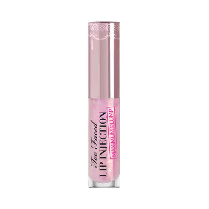 Too Faced Lip Injection Maximum Plump lip gloss on a white background
