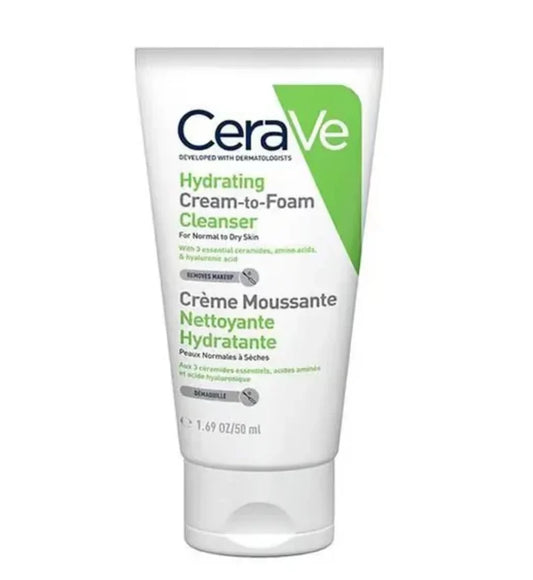 CeraVe Hydrating Cream-to-Foam Cleanser