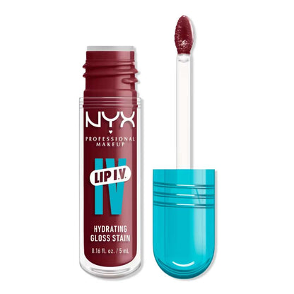 NYX lip stain with applicator on a white background