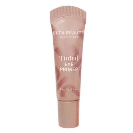 Ulta Beauty Tinted Eye Primer tube on a white background