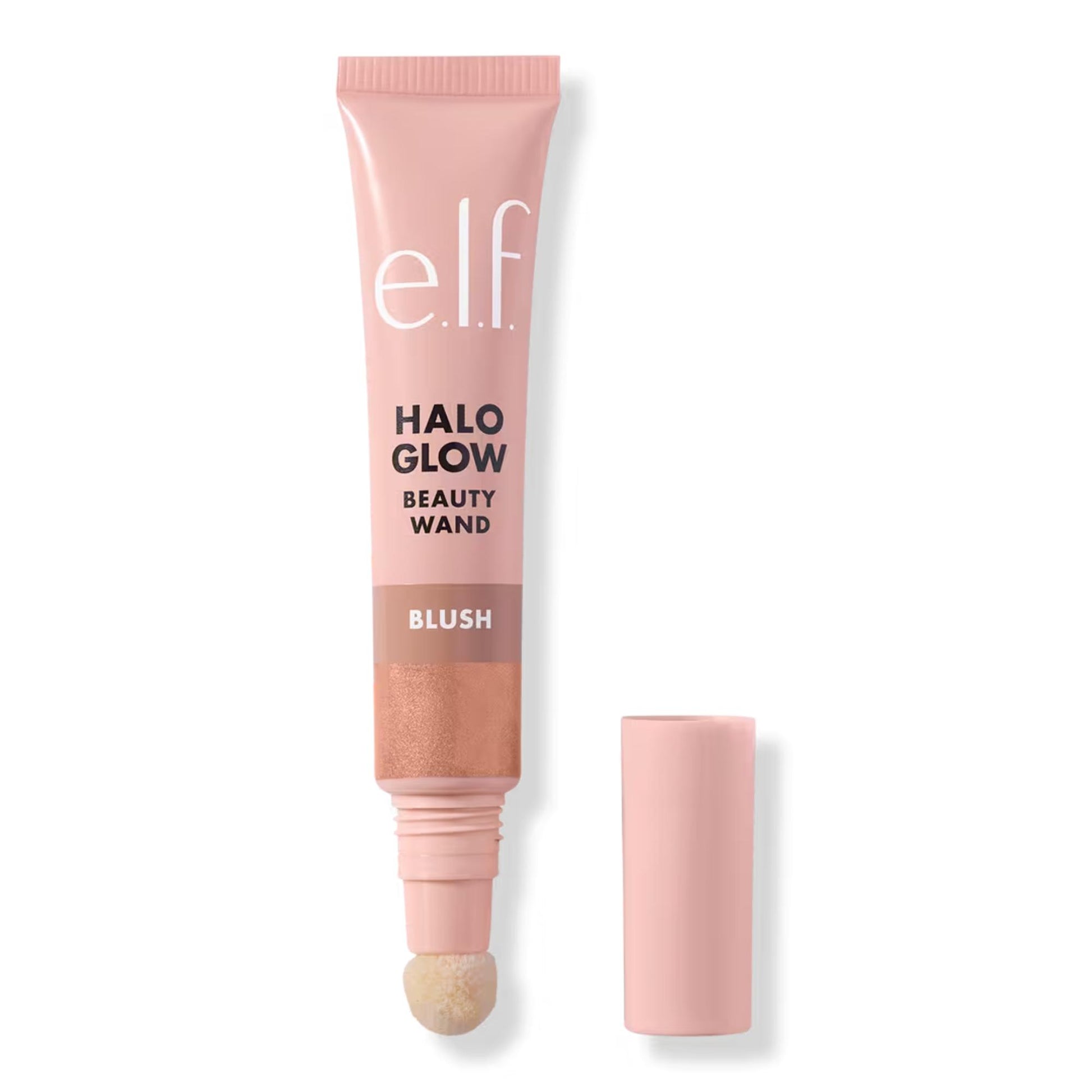 e.l.f. Halo Glow Beauty Wand with blush color on a white background