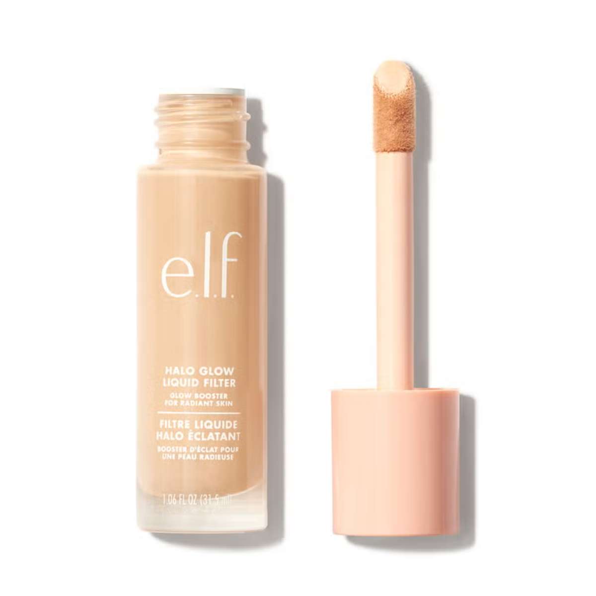 Elf Halo Glow Liquid Filter with applicator on a white background