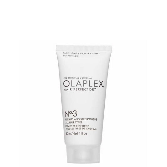 Olaplex Hair Perfector No.3 tube on a white background