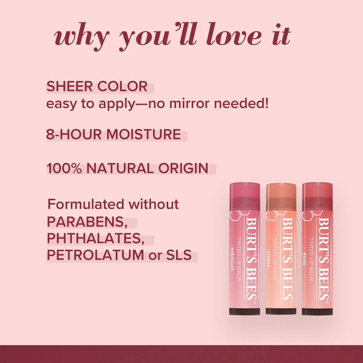 Burt’s Bees® Tinted Lip Balm