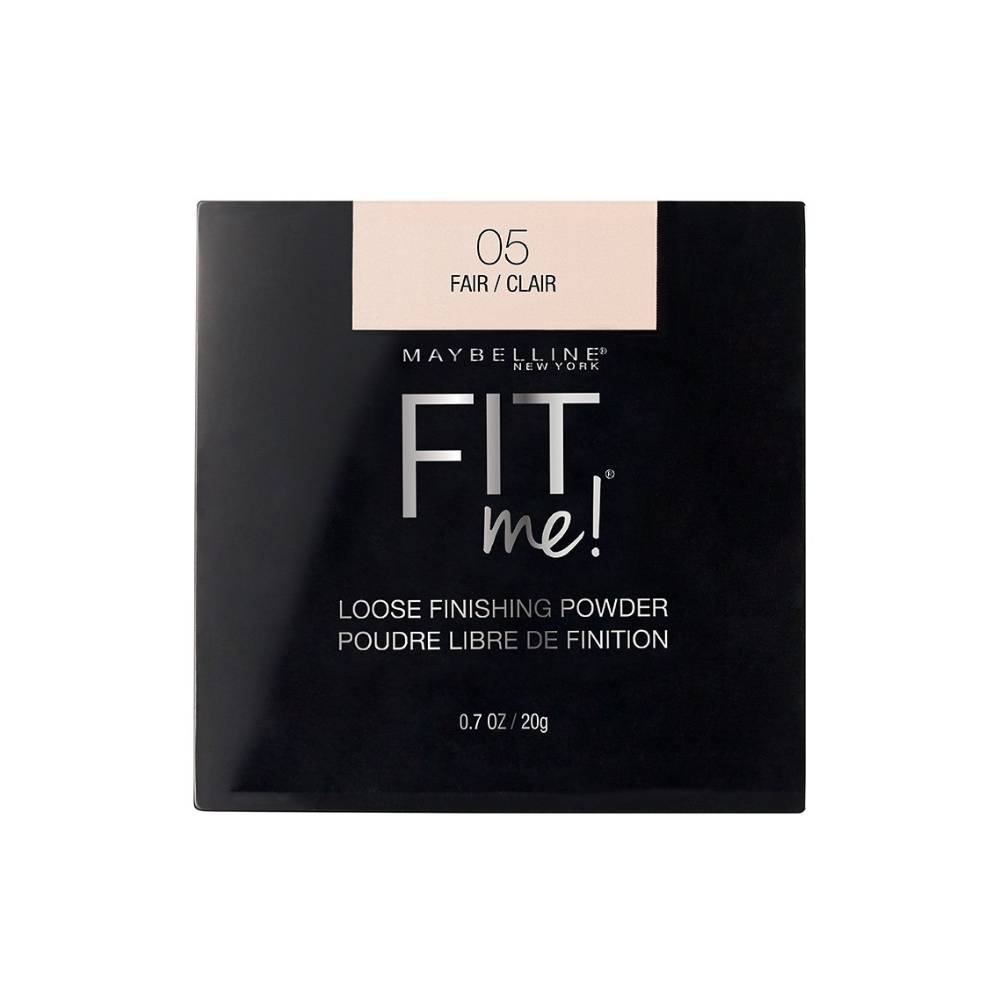Maybelline Fit Me Loose Finishing Powder packaging on a white background