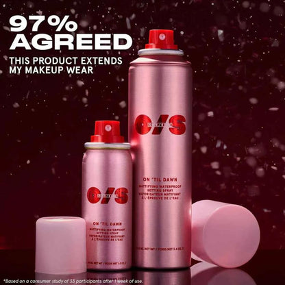 ONE/SIZE by Patrick Starrr On ’Til Dawn Big & Bitty Mattifying Waterproof Setting Spray Duo