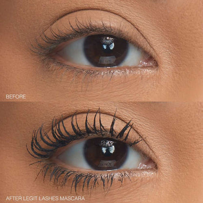 Huda Beauty LEGIT LASHES Double-Ended Volumizing and Lengthening Mascara