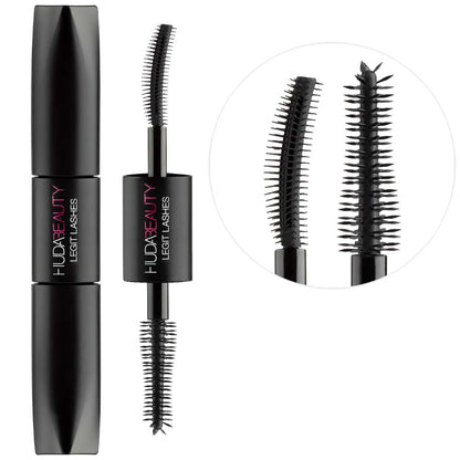 Huda Beauty LEGIT LASHES Double-Ended Volumizing and Lengthening Mascara