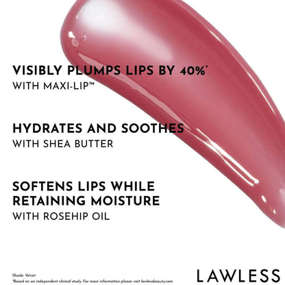LAWLESS Forget The Filler Lip-Plumping Line-Smoothing Gloss