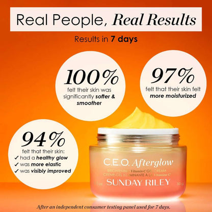 Sunday Riley C.E.O. Afterglow Brightening Vitamin C Moisturizer