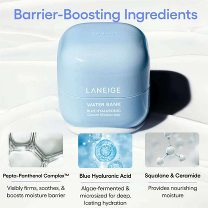 LANEIGE Water Bank Blue Hyaluronic Cream Moisturizer