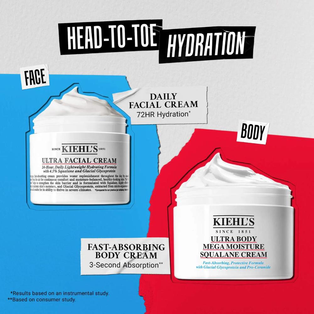 Kiehl’s Ultra Body Mega Moisture Squalane Cream