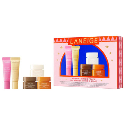 LANEIGE Midnight Minis Lip Glowy Balm & Lip Sleeping Mask Gift Set