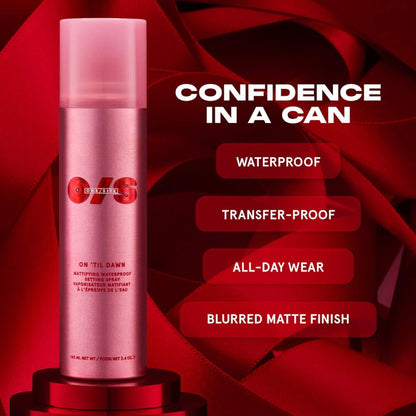 ONE/SIZE by Patrick Starrr On ’Til Dawn Big & Bitty Mattifying Waterproof Setting Spray Duo